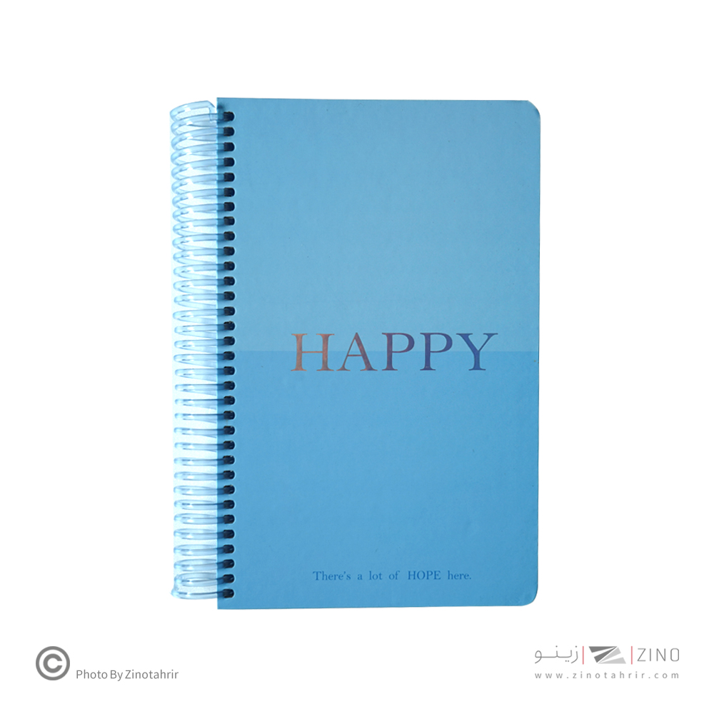 دفتر120برگ215*130سیمی جلدسخت لانگو سری هپی اسپیرال